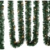 Kurt Adler Pre-Lit Incandescent Green Christmas Garland, Warm White, 18ft - 2 of 3