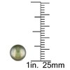 EVERLY JEWELRY | Sterling Silver 7-8mm Pink Cultured Freshwater Button Pearl Stud Earrings - 2 of 4