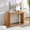 Dexmalle 59" Solid Wood Console Table With Drawer for Entryway - 2 of 4