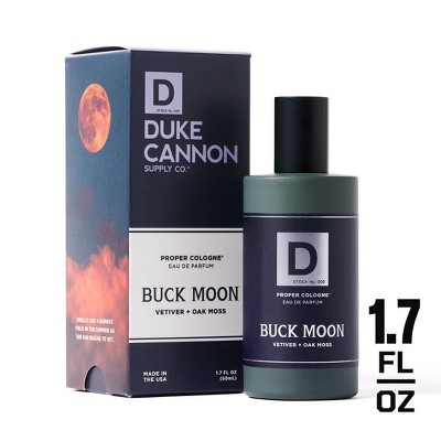 Duke Cannon Men's Buck Moon Proper Cologne - Vetiver & Oakmoss Cologne - 1.7 fl oz