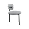 Meridian Furniture,Beacon Boucle Fabric Dining Chair, Set of 2 - 4 of 4