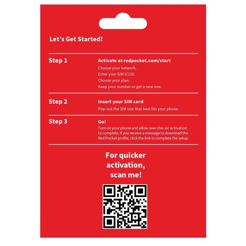 Red Pocket SIM Kit Starter Kit, 4 of 7