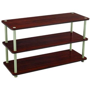 ClosetMaid 501500 Heavy Duty 3-Tier Shoe Organizer Rack for 12 Pairs of Shoes, Cherry Finish - 1 of 4