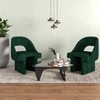 LeisureMod Modern Side Boucle Accent Chair - Quell Collection, Stylish and Cozy - 4 of 4