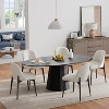 Lirago dinning table round 67"L*33.5"W*30"H- black - 4 of 4