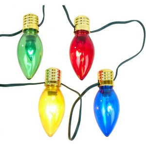 Kurt Adler 10 Light Multi-Colored Giant C7 Bulb String Light Set, 12-Feet - 1 of 1