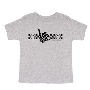 SmileyWorld Skeleton Hang Loose - Youth Short Sleeve Graphic T-Shirt and Toddler Short Sleeve Graphic T-Shirt - 1 of 3