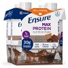 Ensure Max Protein Shake with Caffeine - Chocolate - 4ct/44 fl oz - image 2 of 4
