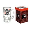 Glass Tankard Cup with Gift Box, Philadelphia Flyers - 2 of 4