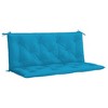 vidaXL Garden Bench Cushion Set of 2 Light blue - 2 of 4