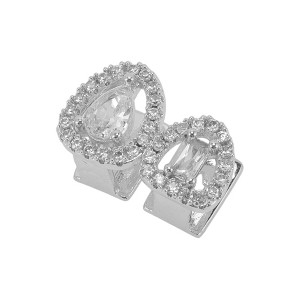 Unique Bargains Hip Hop Hollowout Double Fake Grills 1 Pc - 1 of 4