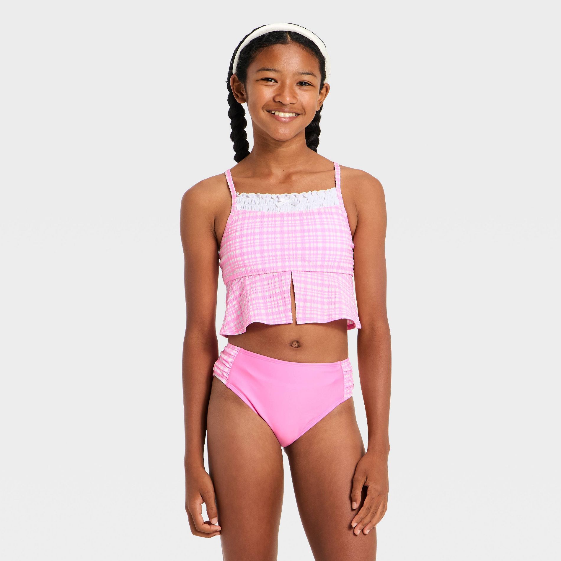 Girls' Picnic Prep Bikini Set - art class™ Pink