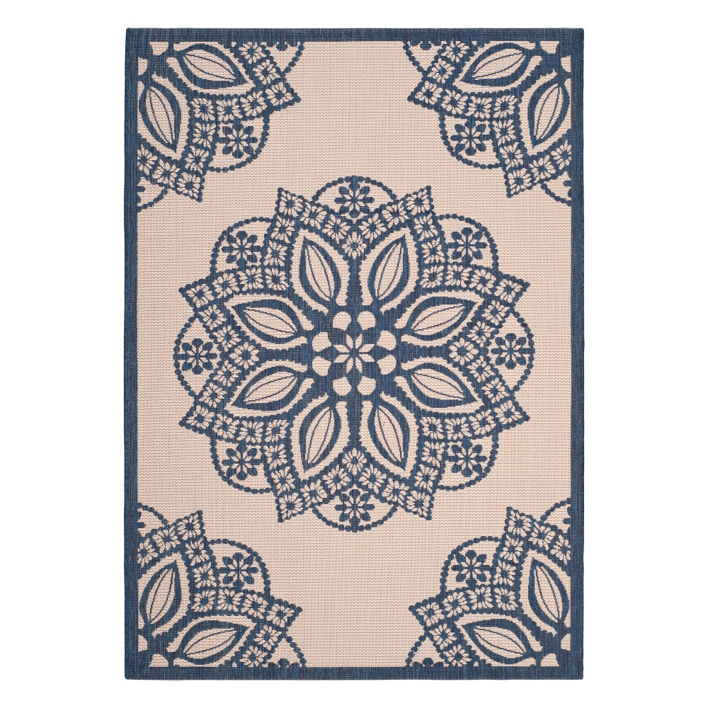  Claridge Outdoor Rug Beige/Navy