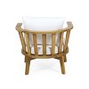 NicBex Waterproof Chaise Lounge Chair Acacia Wood Comfy Outdoor Chair Outdoor Modern Outdoor Reading Chair for Terrace - 4 of 4