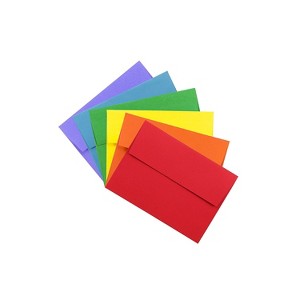 JAM Paper A6 Colored Invitation Envelopes 4.75 x 6.5 Assorted Colors 67A6BRORGVB - 1 of 4