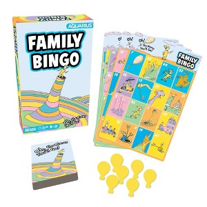 Aquarius Puzzles Dr. Seuss Oh, The Places You'll Go! Family Bingo Game - 1 of 4