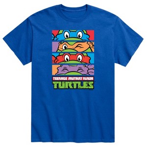 Men's - Teenage Mutant Ninja Turtles - Stacked Faces Short Sleeve Graphic T-Shirt - 1 of 4