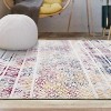 Boho Area Rug, Neutral Black Low Pile Washable Carpet, Non-Slip Non-Shedding Indoor Rug for Living Room, Bedroom, Kitchen, Bathroom - 2 of 4
