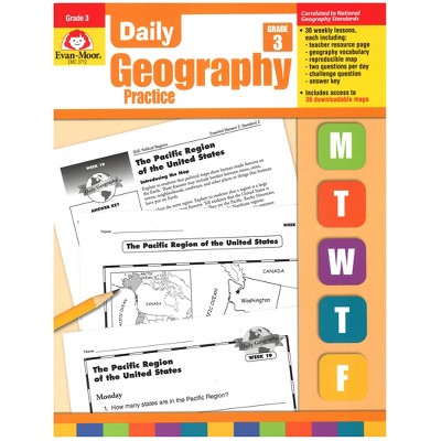 Evan-Moor Educational Publishers Daily Geography Practice Book, Grade 3