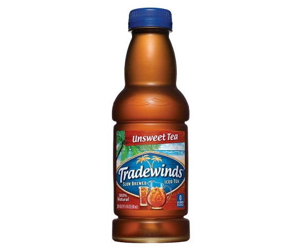 Tradewinds Slow Brewed Ice Tea Unsweetened Tea - 20 fl oz Bottle