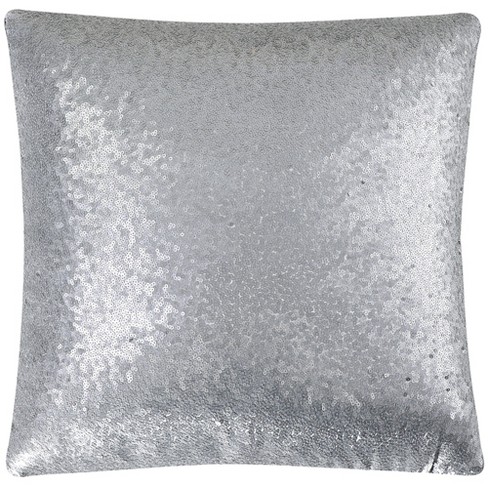 Piccocasa Sequin Throw Pillow Cover Glitzy Shiny Sparkling Satin Solid ...