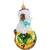 Huras Family 6.25 In Pup'n'bauble Santa Dog First Ornament Tree Ornaments - 2 of 3