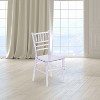 Emma and Oliver 10 Pack Child’s All Occasion Resin Chiavari Chair for Home or Home Based Rental Business - 2 of 4