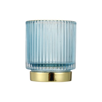 Unique Bargains Glass Cosmetic Makeup Brush Holder 1 Pc