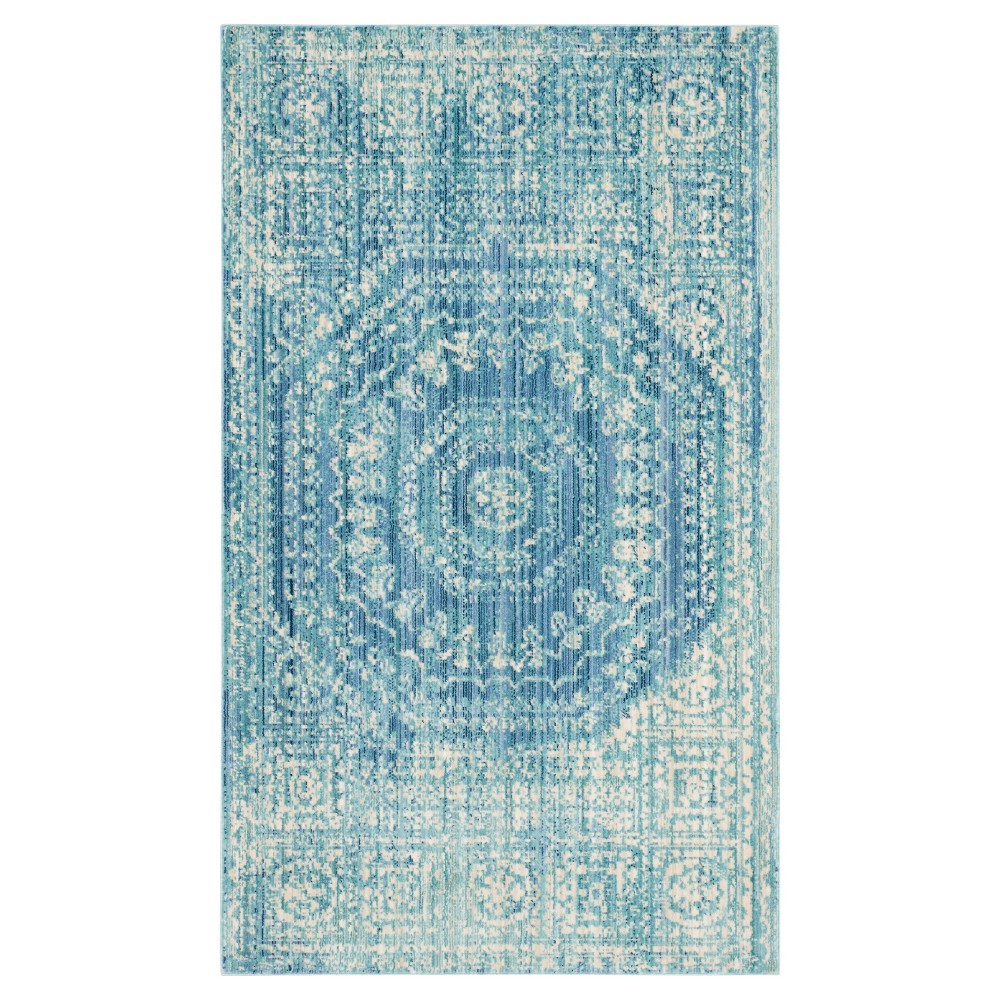 3'x5' Damiana Rug Blue/Multi - Safavieh