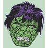 Girl's Marvel St. Patrick's Day Hulk Face T-Shirt - 2 of 4