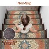 BAGOKIE 15PCS Non-Slip Carpet Stair Treads 8"x30" Mats Indoor for Wooden Steps - 2 of 4