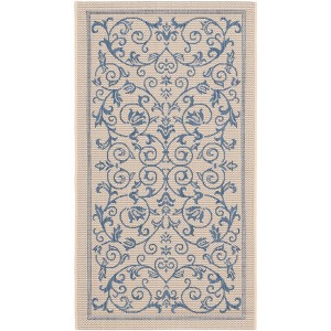 Courtyard CY2098 UV & Stain Resistant Non-Shedding Power Loomed Indoor/Outdoor Rugs - Safavieh - 1 of 4