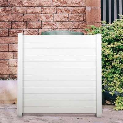 Dovelina Vinyl Garden Fence Panel - Outdoor Decorative Picket Fence with UV Resistance 48'*48'in