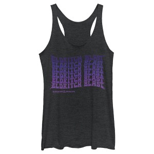 Women's Dungeons & Dragons Eldritch Blast Groovy Racerback Tank Top - 1 of 4