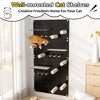 Sandinrayli Cat Wall Shelves, Cat Wall Furniture Climber for Indoor Cats, 3 Steps & 8 Scratcher Posts, Black - 3 of 4