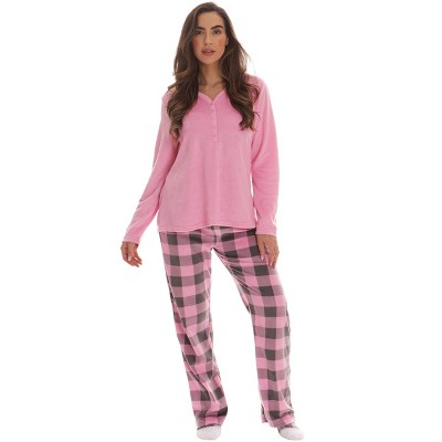 pink charcoal - buffalo plaid
