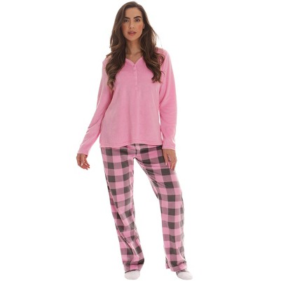 pink charcoal - buffalo plaid