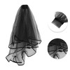 Unique Bargains Comb Wedding Veil Black 1 Pc - 3 of 4