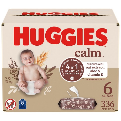 Huggies® Extra Care & Natural Wipes for sensitive skin 