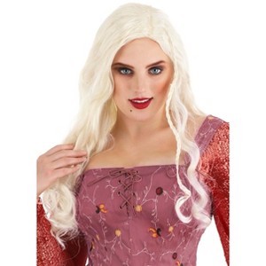 HalloweenCostumes.com One Size Fits Most  Women  Adult Hocus Pocus Sarah Sanderson Wig, Yellow - 1 of 4