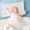 Biloban-Toddler Pillow & Pillowcase, 100% Natural Cotton Pillowcase & Pillow Set, 13"X18" Thin & Small Pillow for Infant - 4 of 4
