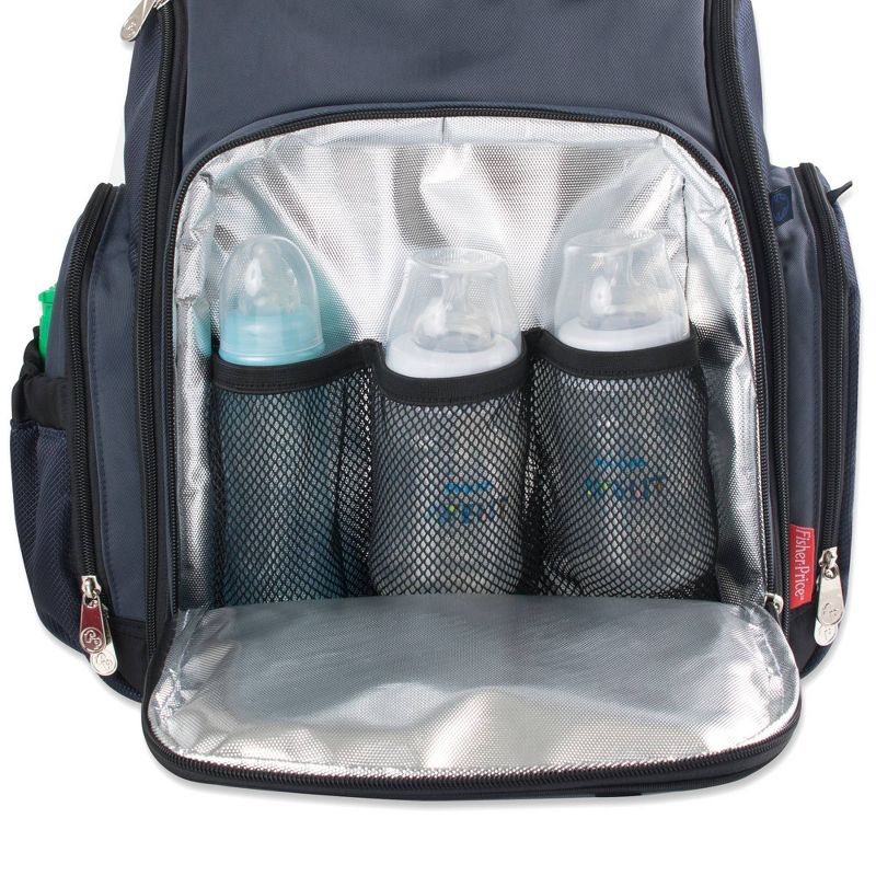 Fisher-Price Kaden Backpack Diaper Bag - Navy, 4 of 10