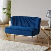 Ainhoa 45" Contemporary  Solid and Manufactured Wooden Frame Loveseat | ARTFUL LIVING DESIGN - 3 of 4