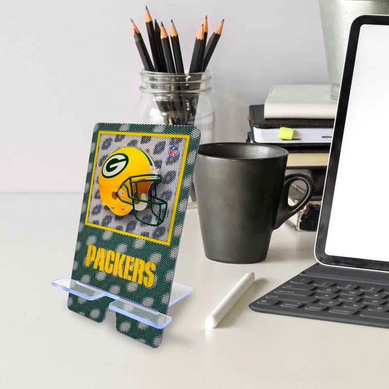 NFL Green Bay Packers 5D Helmet Phone Stand - Yellow, 2 of 4