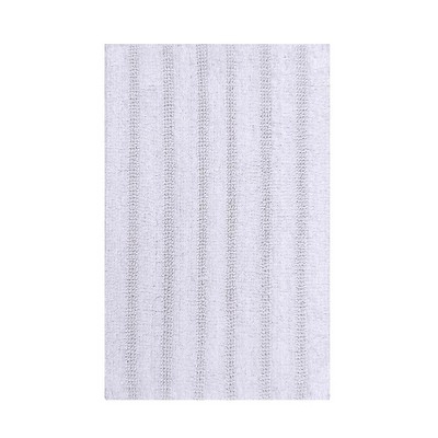 Knightsbridge Linear 220 GSF Reversible Bath Rug 21 x 34 - White