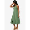 Jessica London Women's Plus Size Button Down Gauze Dress - 4 of 4