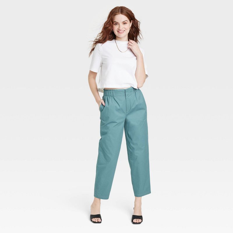 Women's High-Rise Tapered Ankle Chino Pants - A New Day™, 4 of 5