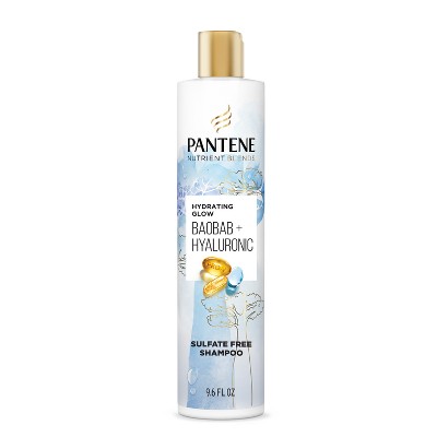 Pantene Sulfate and Silicone Free Baobab Shampoo, Hydrates for Soft Healthy Hair, Nutrient Blends - 9.6 fl oz