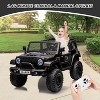 24V 2-Seater Kids Ride On Truck, Electric Battery Powered Car with 2WD/4WD Switch, Remote Control, Trunk, LED Lights, Music & Suspension - 4 of 4