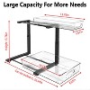 Acrylic Under Sink Organizer, 2 Tier Adjuatable Pull Out Cabinet Organizer for Kitchen Bathroom Cabinet Pull down a tank rack - 3 of 4